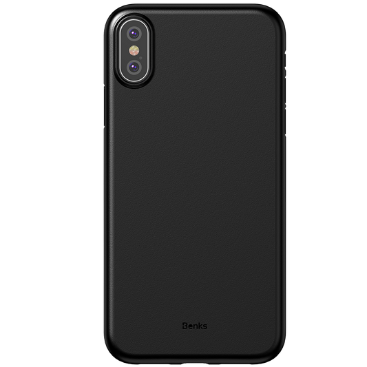 Apple iPhone X Kılıf Benks Lollipop Protective Kapak Transparan Beyaz