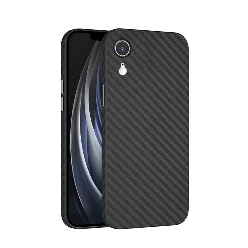 Apple iPhone XR 6.1 Kılıf Wiwu Skin Carbon PP Kapak Siyah