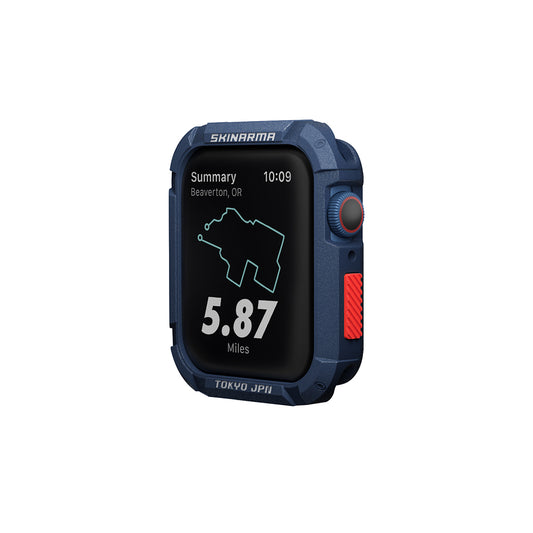 Apple Watch 7 45mm SkinArma Kurono Buzlu Tasarım Sert PC Kasa Koruyucu Beyaz