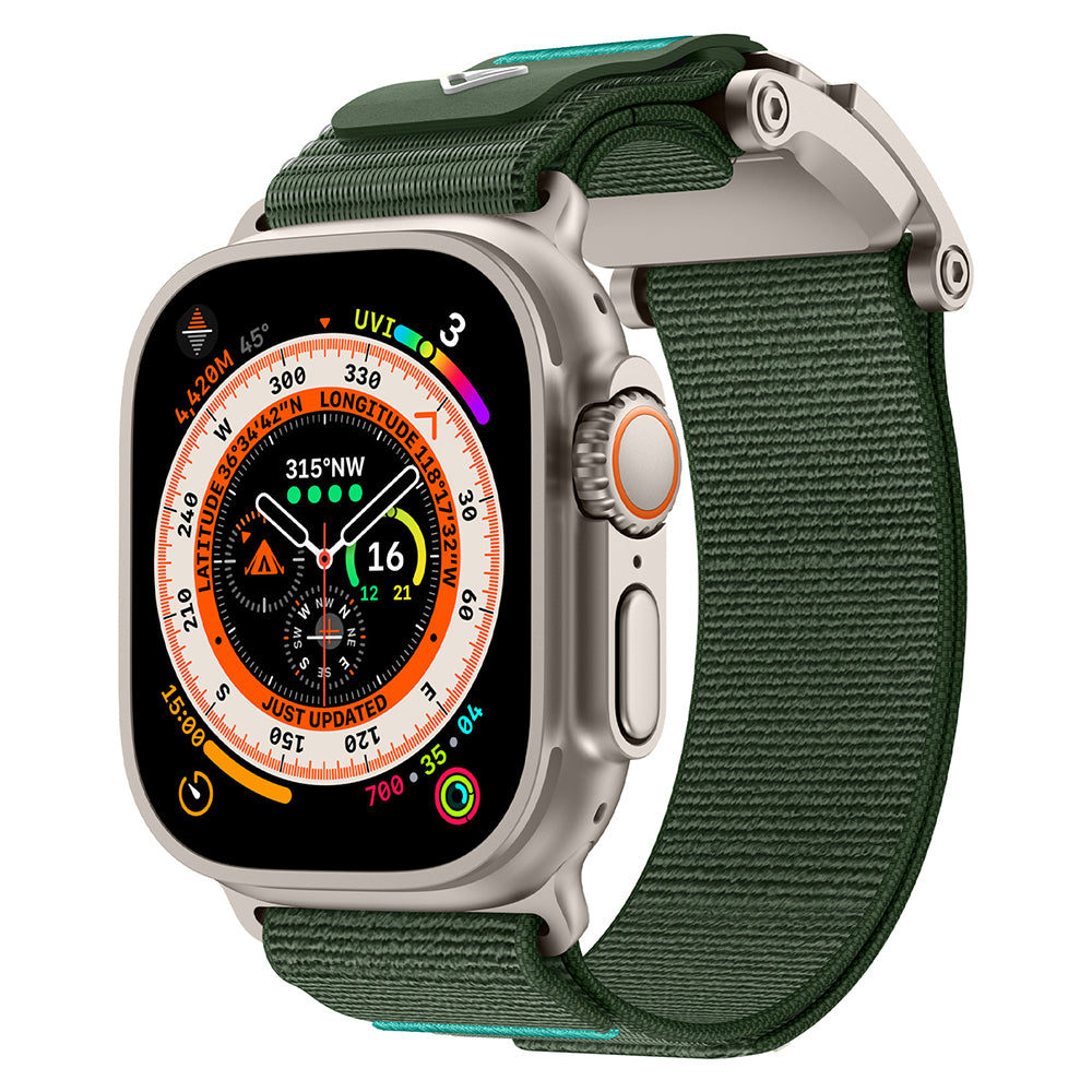 Apple Watch Ultra 49mm Zore KRD-154 Naylon Kumaş Hasır Örgülü Kordon