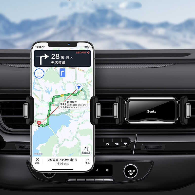 Benks CZ01 Araç Telefon Tutucu Siyah