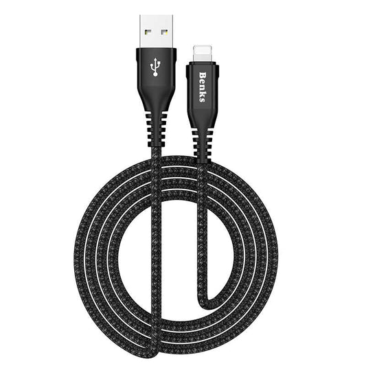 Benks D26 Lightning Usb Kablo 1.8M Siyah
