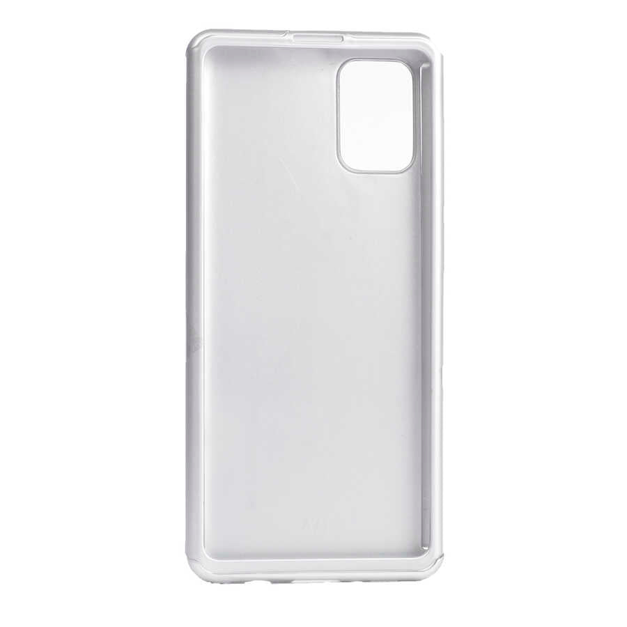 Galaxy A71 Kılıf Zore 360 3 Parçalı Rubber Kapak