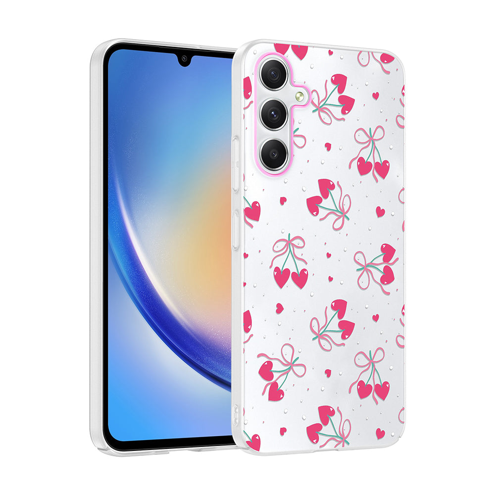 Galaxy S24 FE Kılıf Kamera Korumalı Desenli Zore Klip Kapak