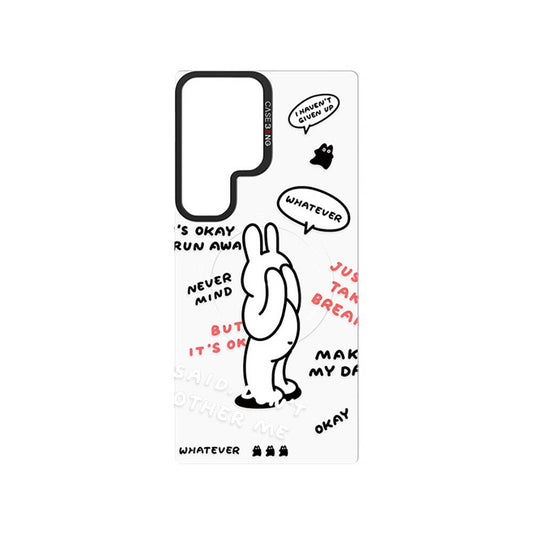 Galaxy S24 Plus M-safe Şarj Özellikli Casebang Chill Out Serisi Mıknatıslı Arka Panel Siyah