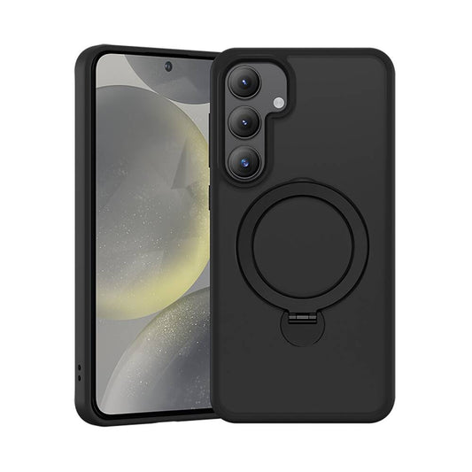 Galaxy S25 Kılıf M-safe Şarj Özellikli Benks Standlı Mist Protective Kapak Mavi