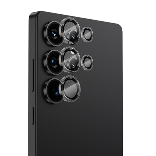 Galaxy S25 Ultra Benks Glass Warrior Kolay Uygulama Aparatlı Kamera Lens Koruyucu Şeffaf