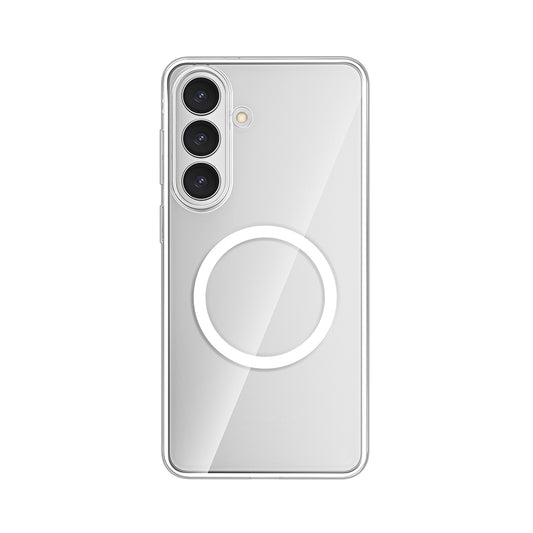 Galaxy S26 Plus Kılıf M-safe Şarj Özellikli Transparan Sert PC Wlons Pita Kapak