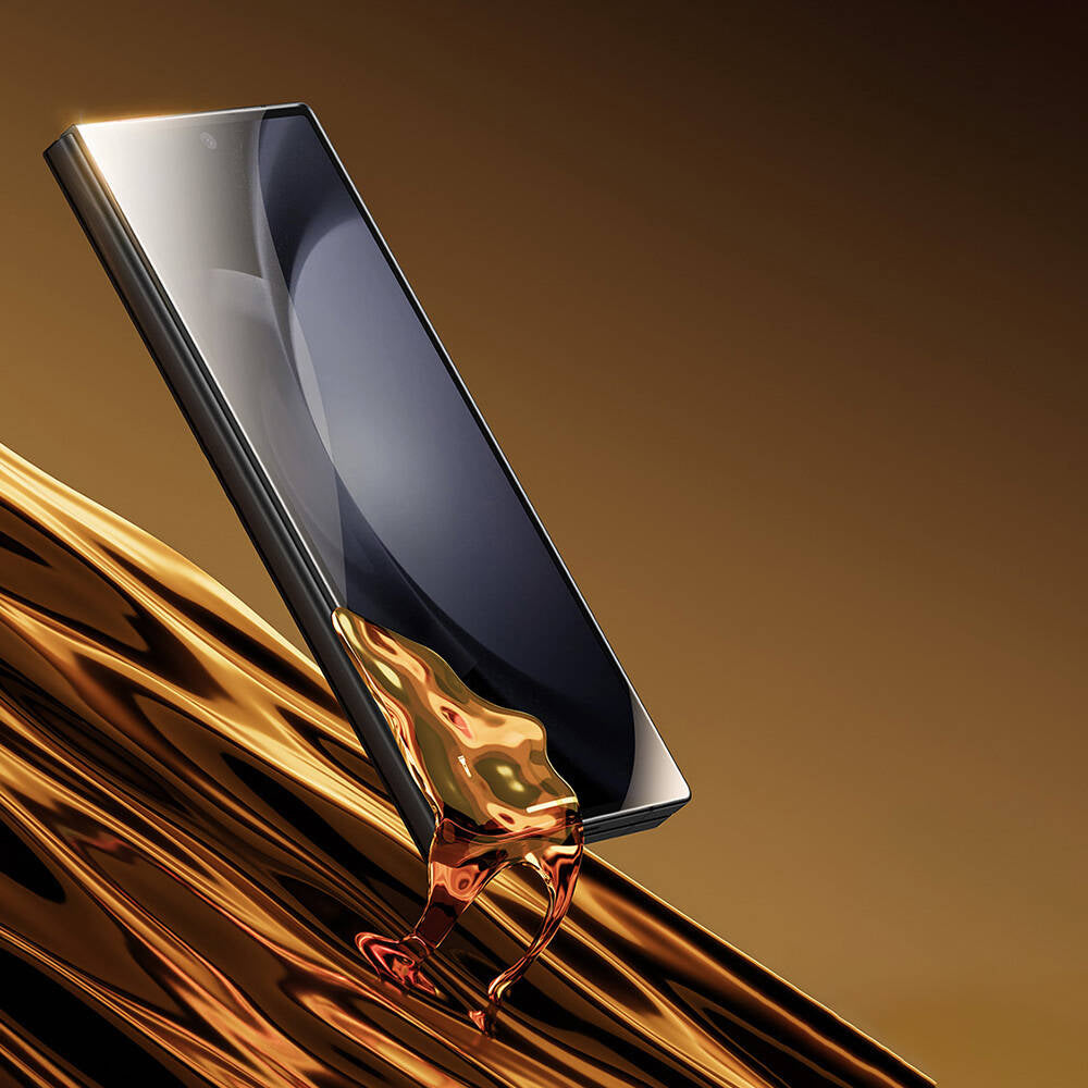 Galaxy Z Fold 6 Benks Glass Warrior HD Cam Ekran Koruyucu + Kolay Uygulama Aparatlı Siyah