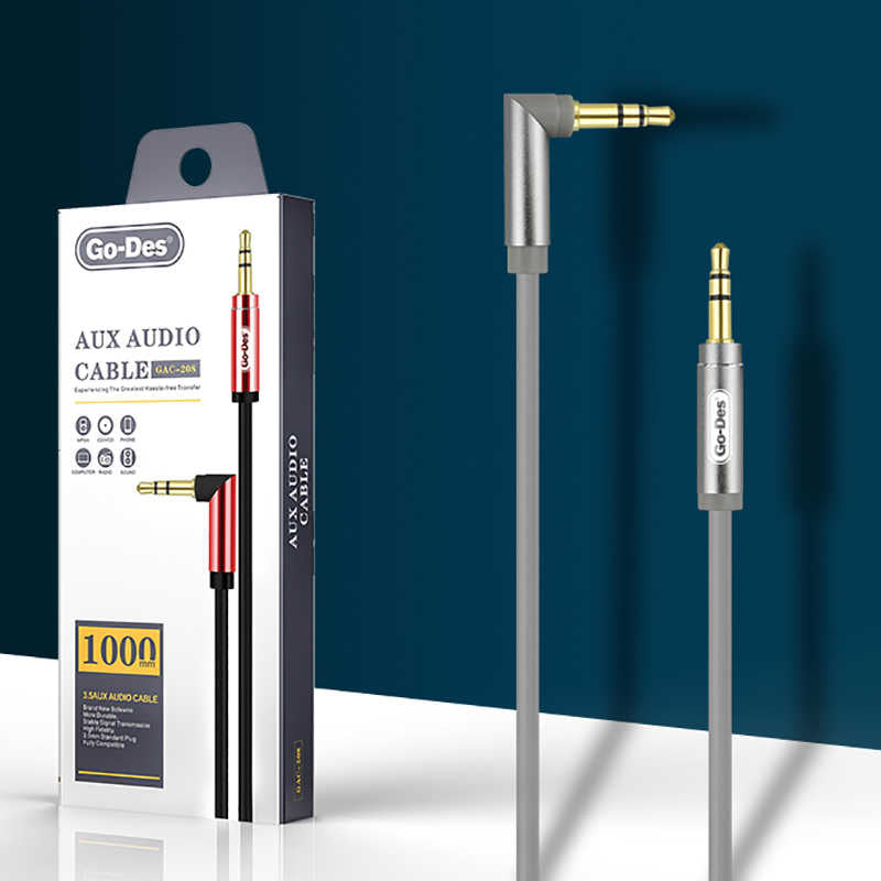 Go Des GAC-208 Audio Aux Kablo Kırmızı