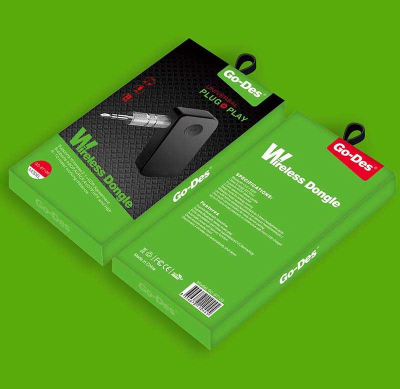 Go Des GD-BT106 Wireless Dongle Siyah