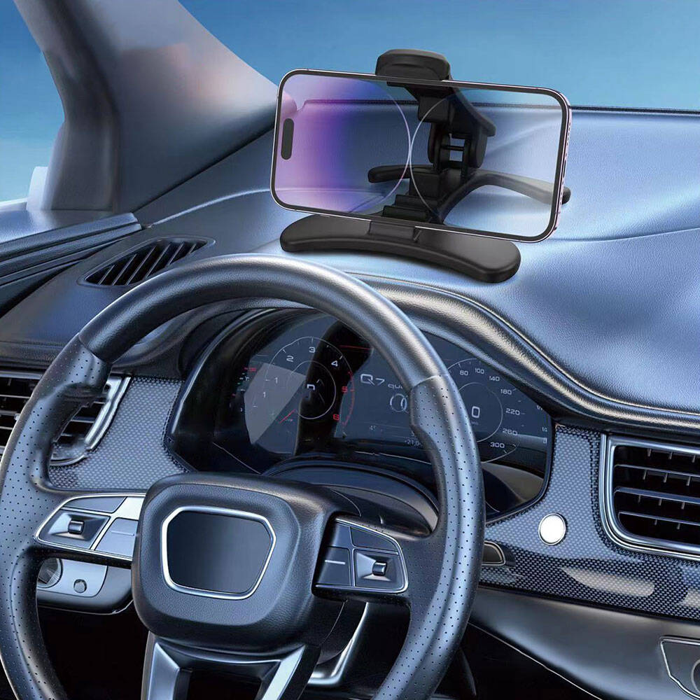 Go Des GD-HD306 Ayarlanabilir Düz Zemin Araç Telefon Tutucu Siyah