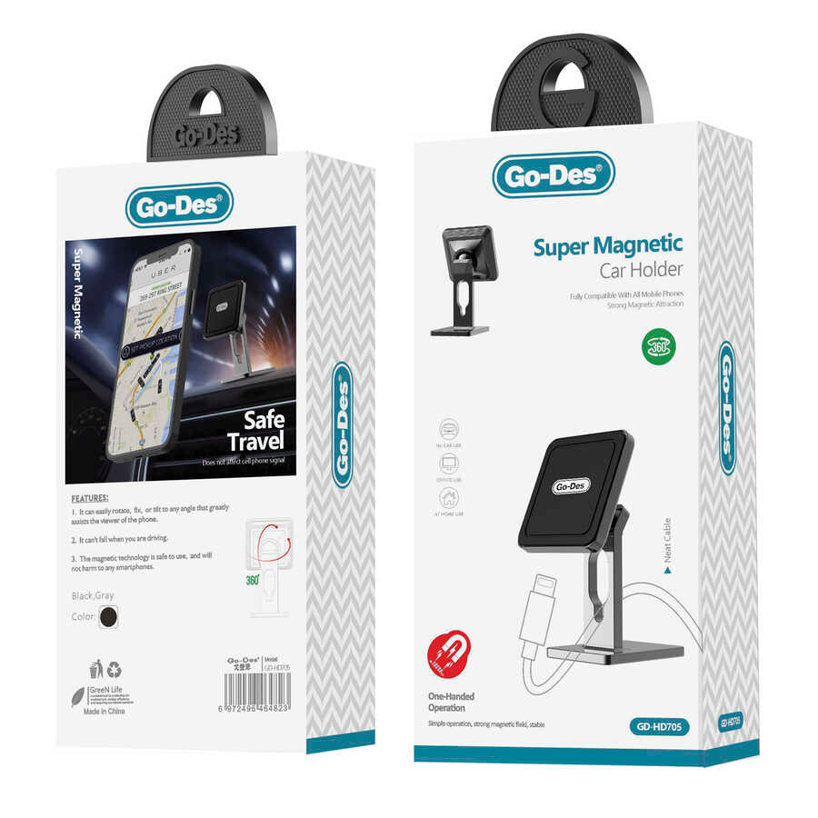 Go Des GD-HD705 Telefon Standı Siyah