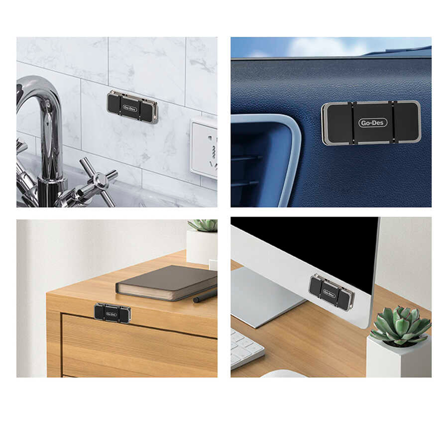 Go Des GD-HD782 Magnetic Araç Telefon Tutucu Siyah