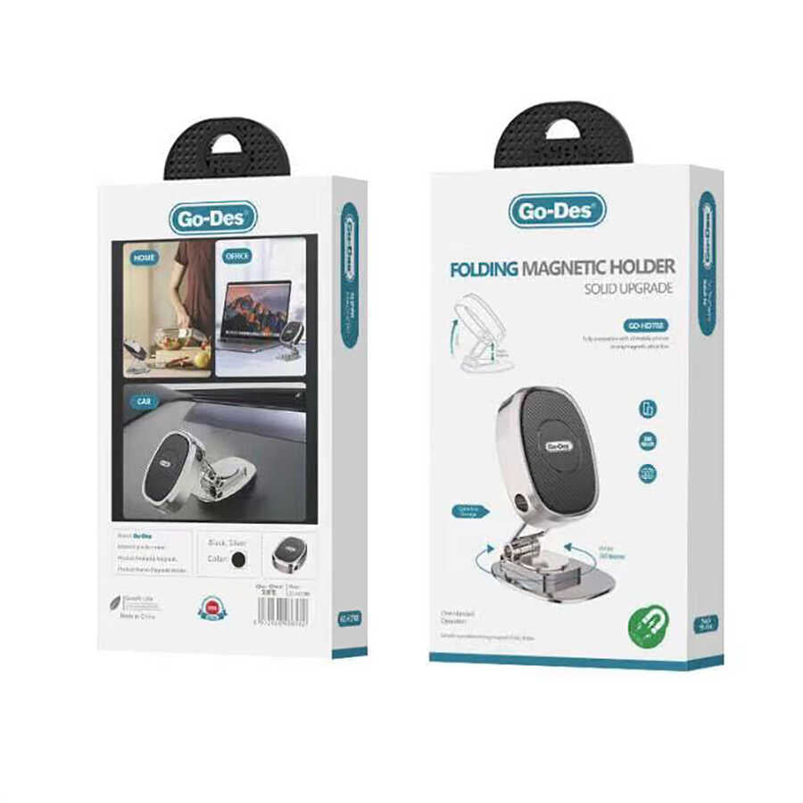 Go Des GD-HD788 Magnetic Araç Telefon Tutucu Siyah