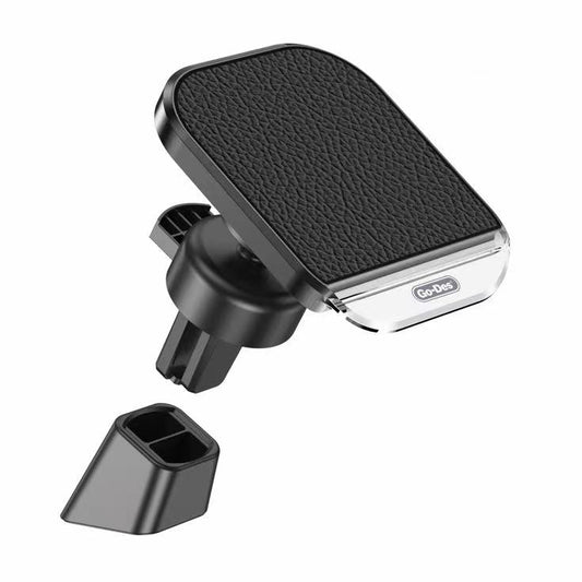 Go Des GD-HD917 2 in 1 Magnetik Telefon Tutucu Havalandırma Ve Düz Zemin Tasarım Siyah