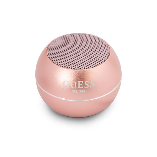 GUESS Alüminyum Alaşım Gövde Tasarımlı Mini Bluetooth Speaker Siyah