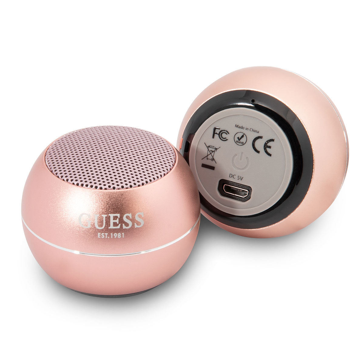 GUESS Alüminyum Alaşım Gövde Tasarımlı Mini Bluetooth Speaker Siyah