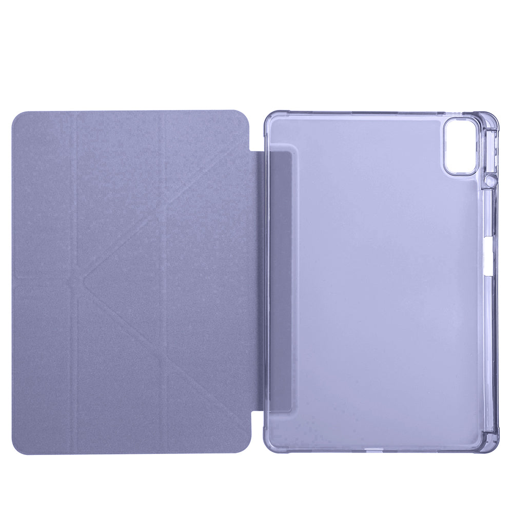 Huawei Matepad SE 11 Kılıf Zore Tri Folding Kalem Bölmeli Standlı Kılıf Koyu Yeşil