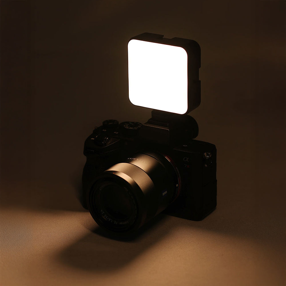 Jmary FM-59R Telefon-Kamera Üstü Pilli Aydınlatma Işığı Siyah