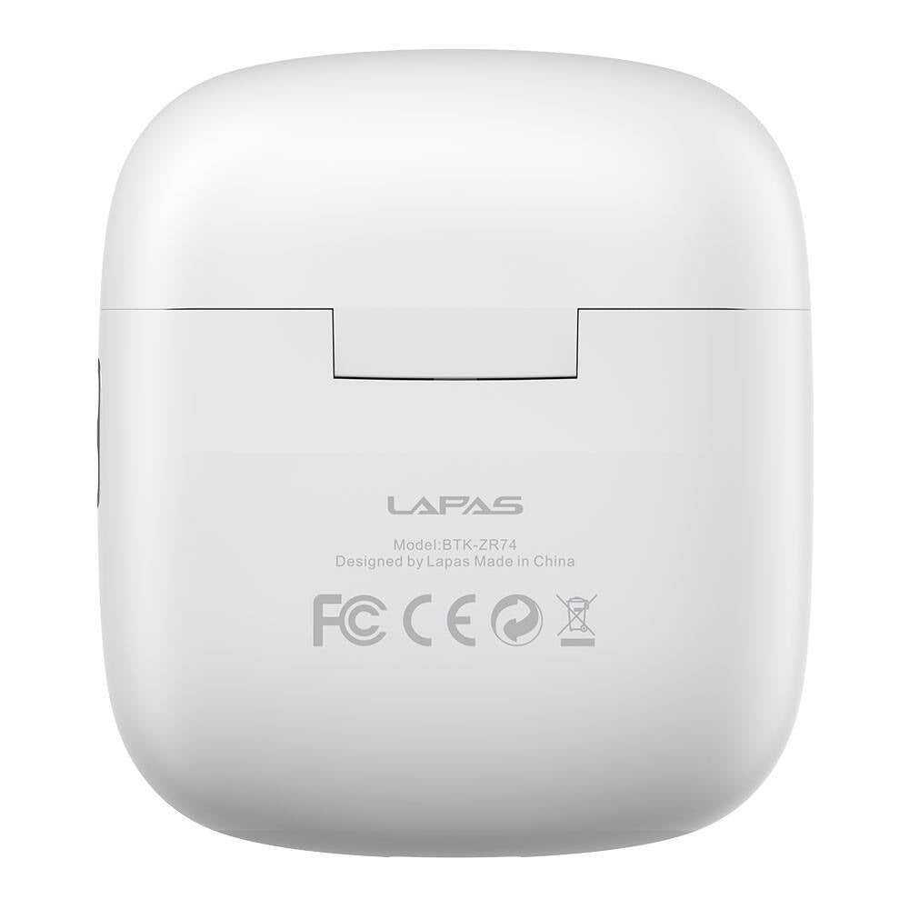 Lapas BTK-ZR74 TWS Kulak İçi Bluetooth v5.3 Kulaklık Beyaz