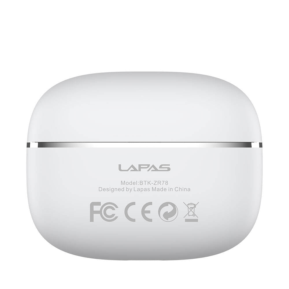 Lapas BTK-ZR78 ANC Özellikli ENC Teknolojili TWS Kulak İçi Bluetooth v5.3 Kulaklık Gri