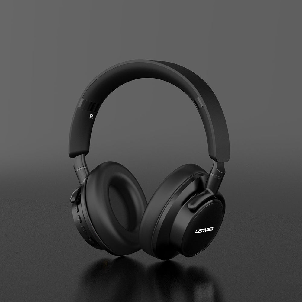Lenyes LH80 Kulak Üstü Bluetooth Kulaklık v5.0 Siyah