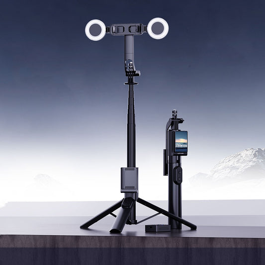Lenyes LPH120 Uzaktan Kumandalı Çok Fonksiyonlu Sabitleyici Ekranlı Tripod ve Selfie Çubuğu