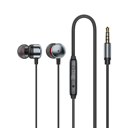 Recci REP-L37 Kulak İçi Profesyonel Ses Yalıtımı 3.5mm Kulaklık Gri