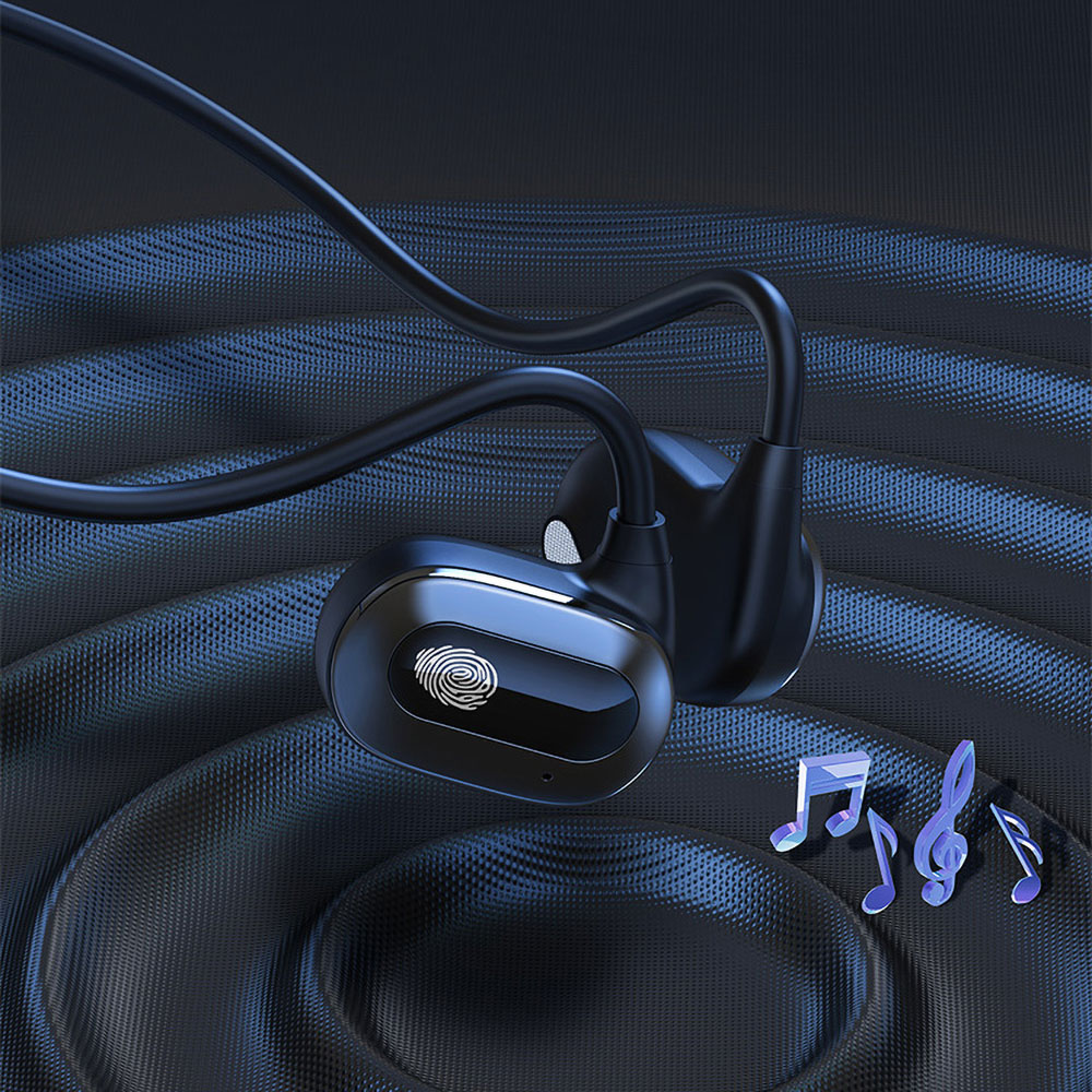 Recci REP-W63 Phantom Serisi Hi-Fi HD Ses Kaliteli Hava İletimi Kulak Üstü Bluetooth Kulaklık Siyah