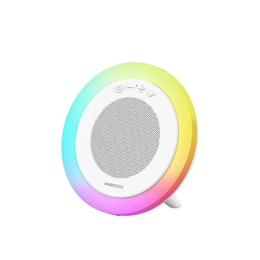 Recci RSK-W42 Moonlight Serisi RGB Işıklı Kablosuz Bluetooth v5.3 Hoparlör Beyaz