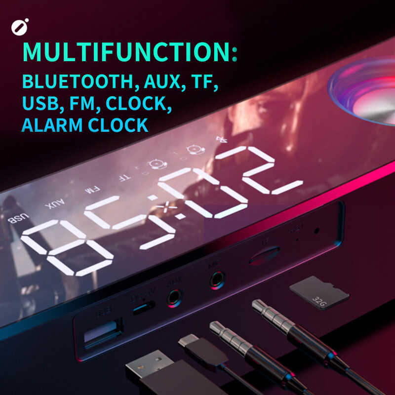 Soaiy SH39 Gaming Bluetooth Speaker Hoparlör Siyah