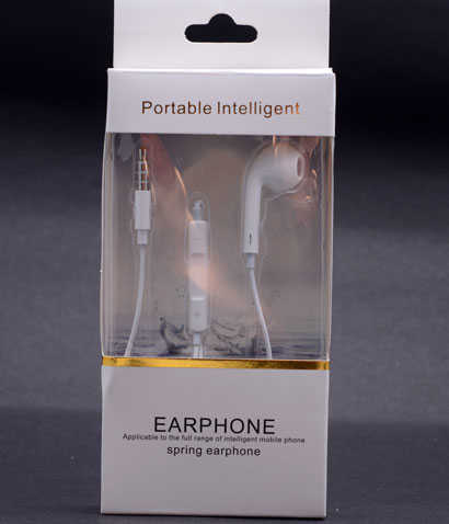 Tekli Yaylı 3.5mm Girişli Kulaklık Beyaz