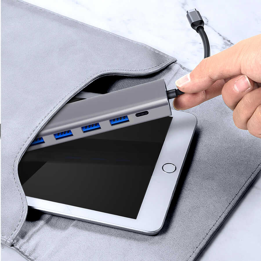 Wiwu Alpha 541P Type-C Hub Gri