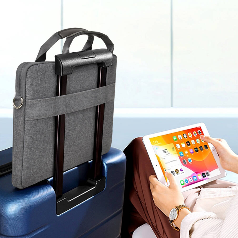 Wiwu Minimalist Taşınabilir Su Geçirmez Laptop Çantası Siyah