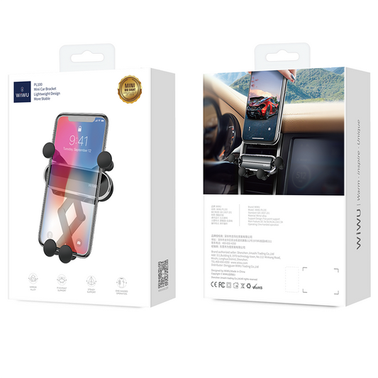 Wiwu PL100 Araç Telefon Tutucu Siyah