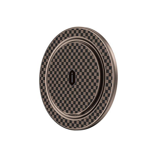 Wiwu Warriors Serisi Aramid Fiber 360 Derece Dönebilen Magnetik Ring Stand Telefon Tutucu Siyah