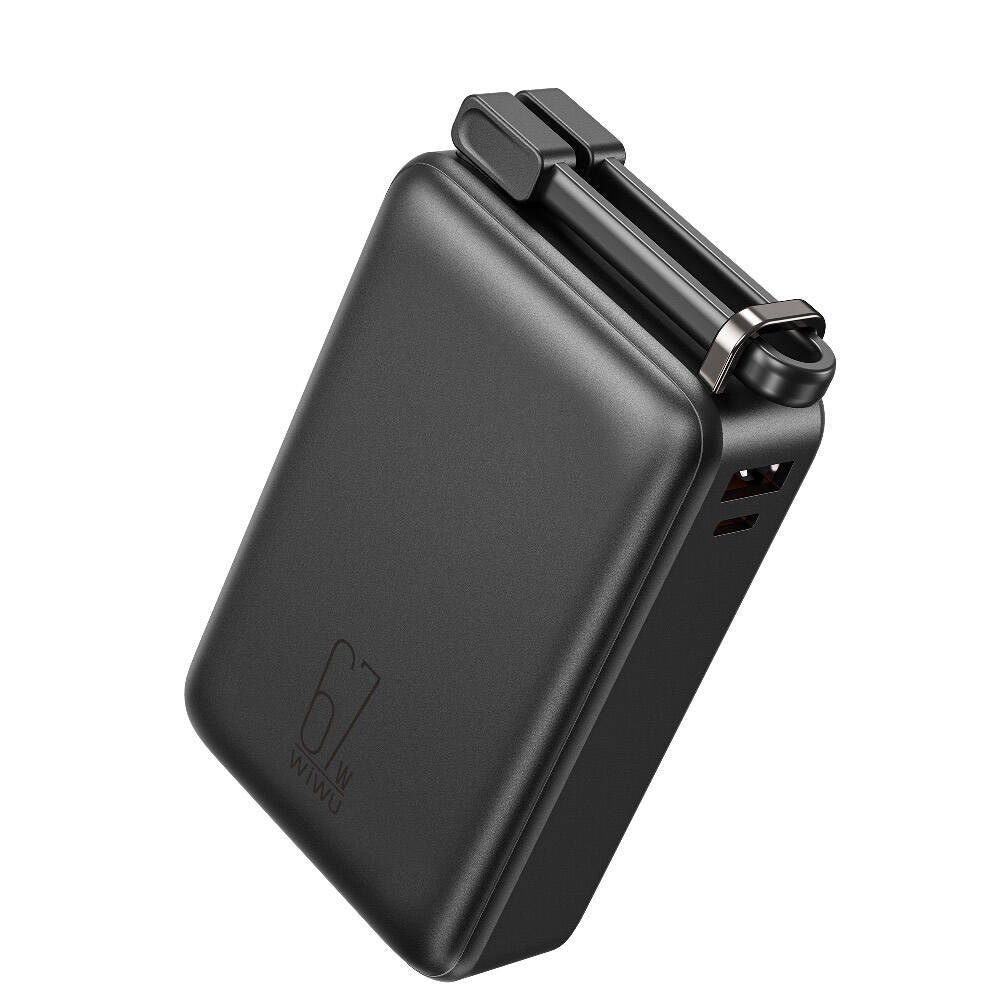 Wiwu Wi-P012 Tank Serisi Dijital Ekranlı Taşınabilir Powerbank 20000mAh 67W Gri