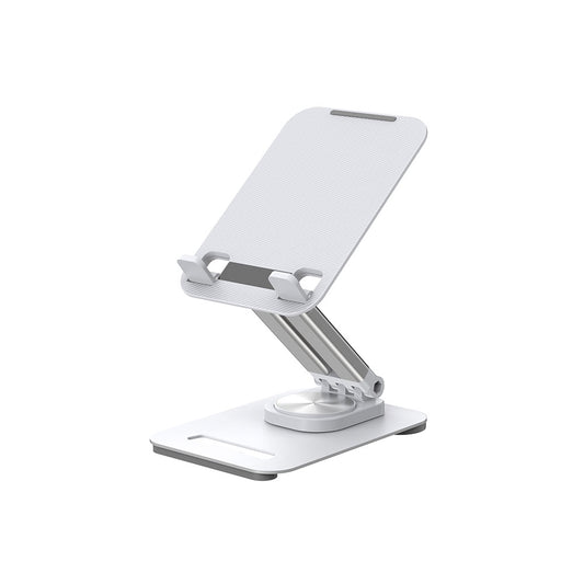 Wiwu ZM010 Taşınabilir Katlanabilir 360 Dönebilen Metal Telefon ve Tablet Standı Beyaz