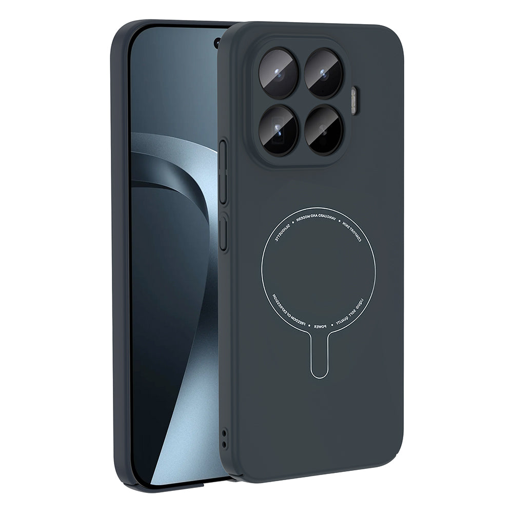 Xiaomi 17T Kılıf M-Safe Şarj Özellikli Kamera Korumalı Zore Elio Sert PC Kapak