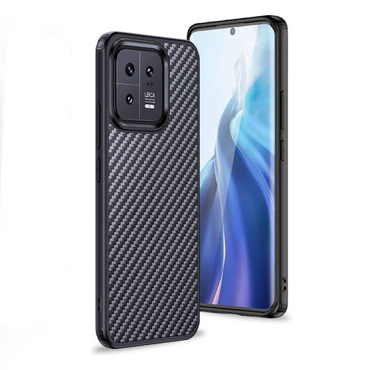 Xiaomi Mi 13 Kılıf Aramid Karbon Fiber M-safe Özellikli Wlons Radison Kapak
