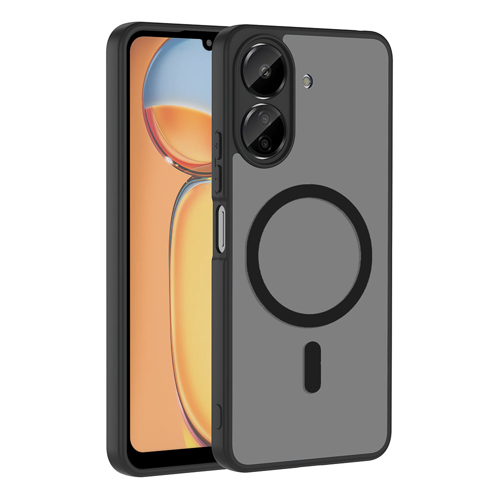 Xiaomi Poco C65 Kılıf M-safe Şarj Özellikli Zore Babet Kapak