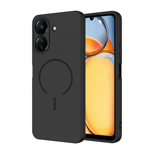 Xiaomi Redmi 13C Kılıf M-safe Şarj Özellikli Zore Meta Kapak