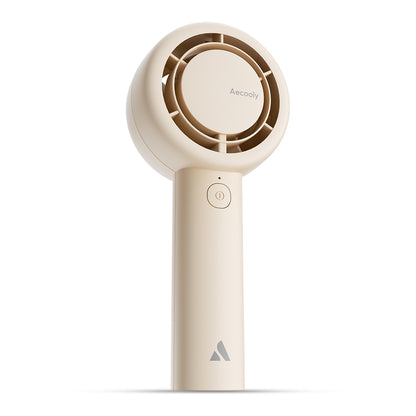 Aecooly PB01 İç Spiralli Çift Halka Hava Akışı Teknolojili 5 Kademeli Portatif Soğutucu El Fanı Siyah