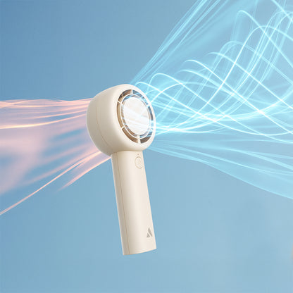 Aecooly PB01 İç Spiralli Çift Halka Hava Akışı Teknolojili 5 Kademeli Portatif Soğutucu El Fanı Siyah