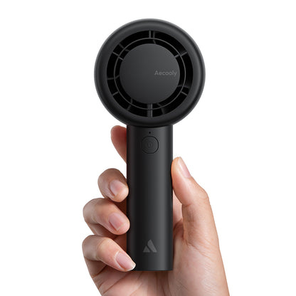 Aecooly PB01 İç Spiralli Çift Halka Hava Akışı Teknolojili 5 Kademeli Portatif Soğutucu El Fanı Bej