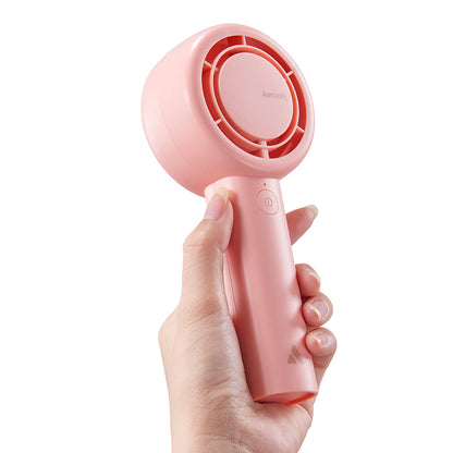 Aecooly PB01 İç Spiralli Çift Halka Hava Akışı Teknolojili 5 Kademeli Portatif Soğutucu El Fanı Siyah