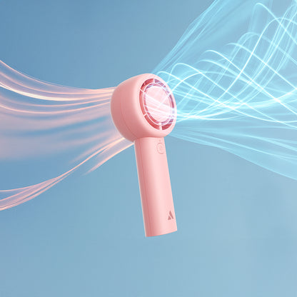 Aecooly PB01 İç Spiralli Çift Halka Hava Akışı Teknolojili 5 Kademeli Portatif Soğutucu El Fanı Siyah