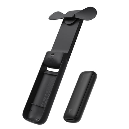 Aecooly PF01 Katlanabilen 3 Kademeli Portatif Soğutucu El Fanı Siyah