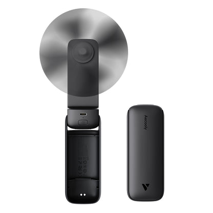 Aecooly PF01 Katlanabilen 3 Kademeli Portatif Soğutucu El Fanı Siyah